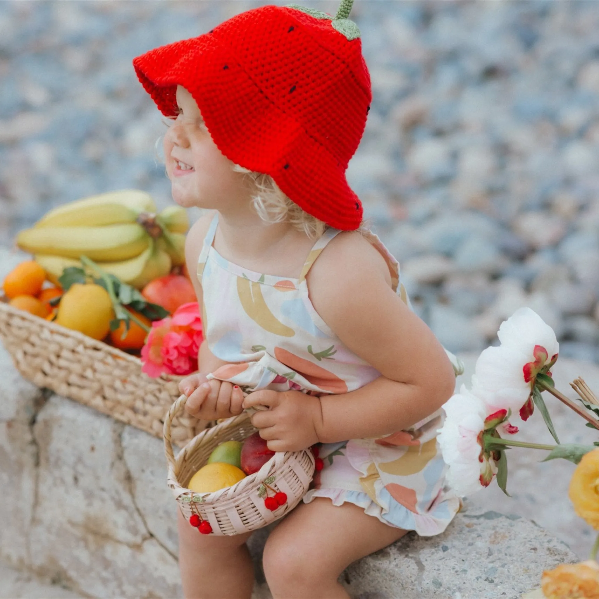 Ruffle Short Set - Las Frutas