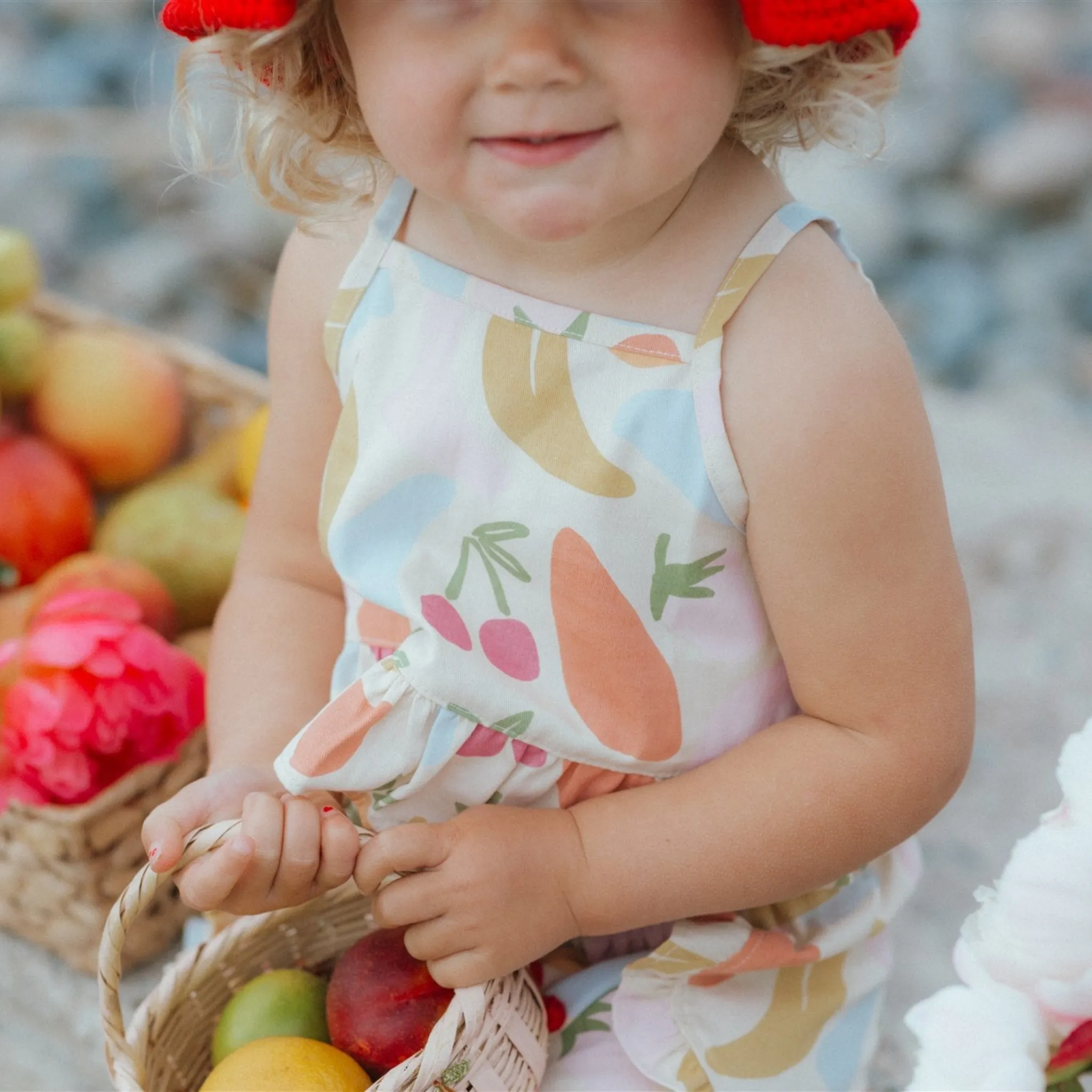Ruffle Short Set - Las Frutas