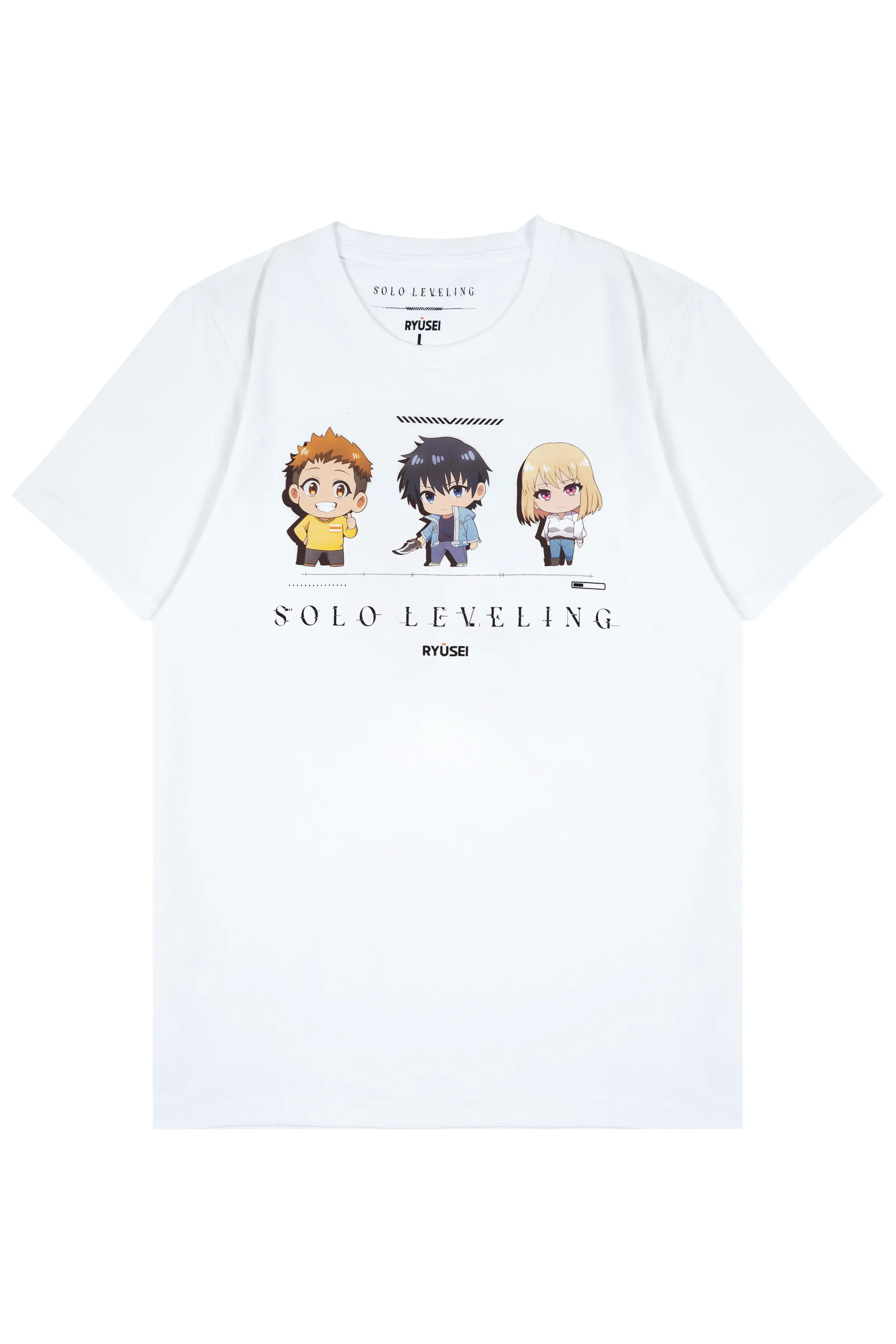Ryusei x Solo Leveling | T-shirt Hunt Bound White