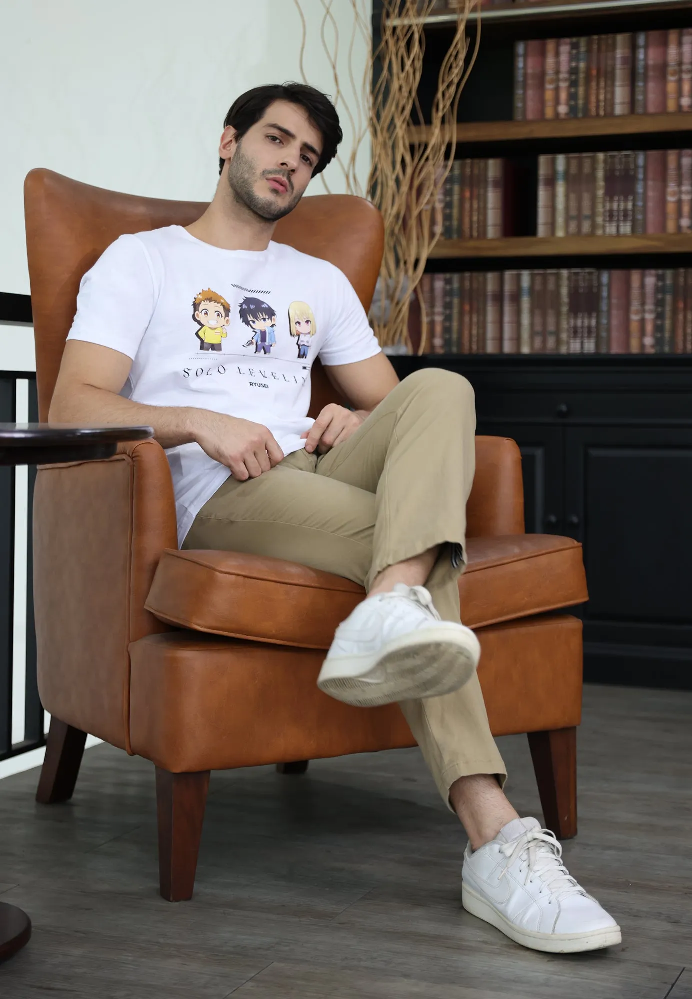 Ryusei x Solo Leveling | T-shirt Hunt Bound White