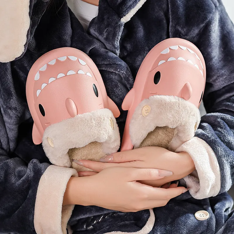 Shark EVA Cotton Lined Slipper Shoes