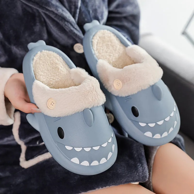 Shark EVA Cotton Lined Slipper Shoes