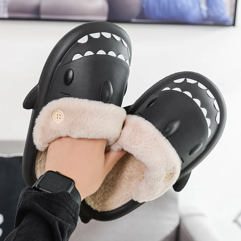 Shark EVA Cotton Lined Slipper Shoes