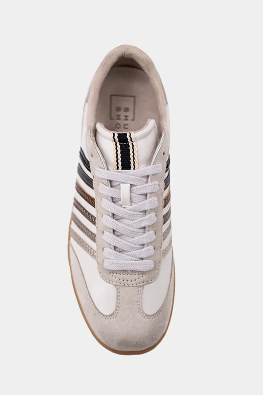 Shu Shop Stevie Sneakers for Women in Metallic Cream | STEVIE-METALLICS