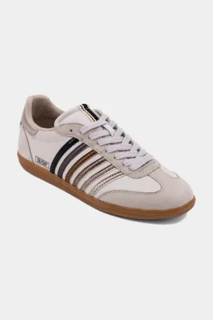 Shu Shop Stevie Sneakers for Women in Metallic Cream | STEVIE-METALLICS