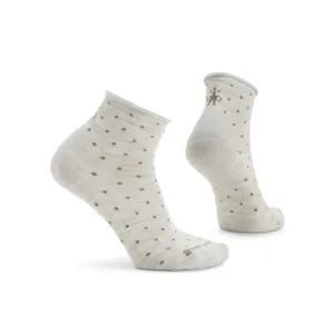 SMARTWOOL CLASSIC DOT ANKLE SOCKS ASH - WOMENS