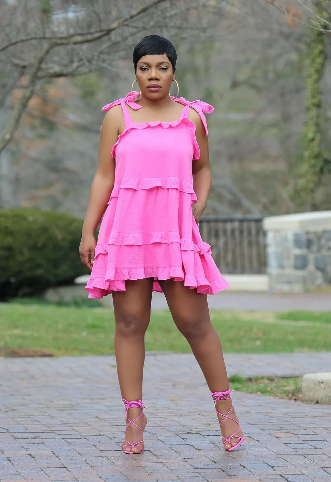 Tiers To You | Tiered Ruffle Mini Dress