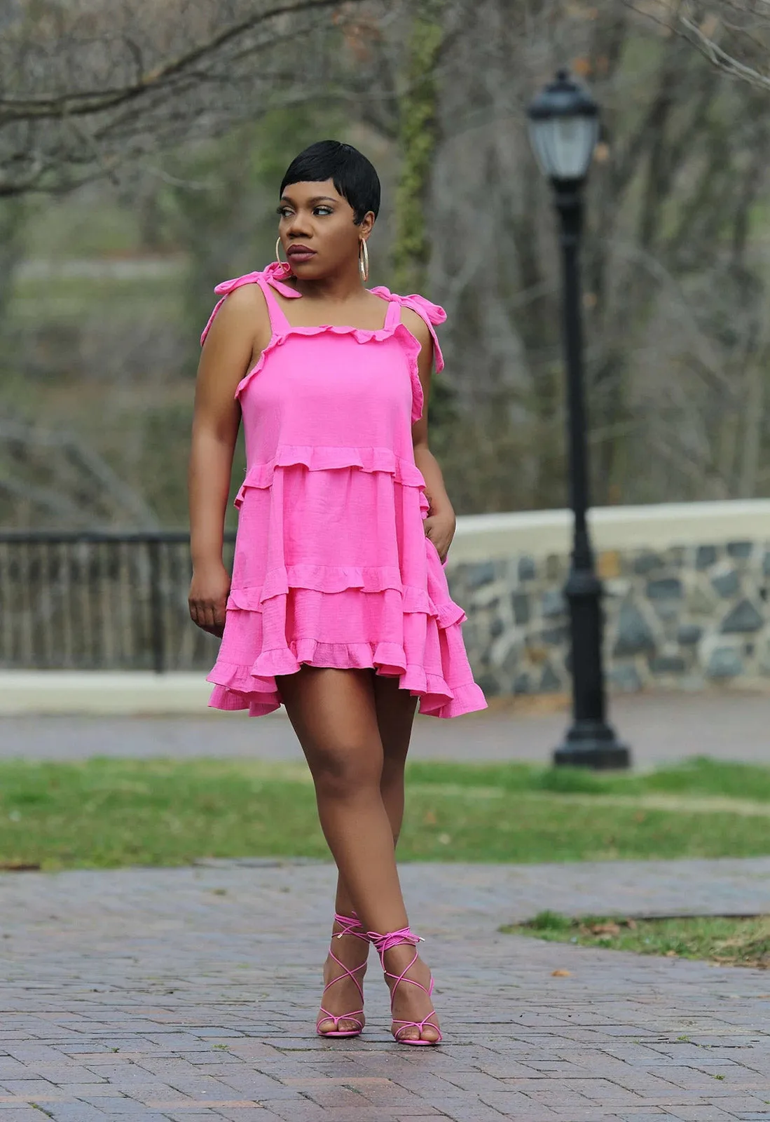 Tiers To You | Tiered Ruffle Mini Dress