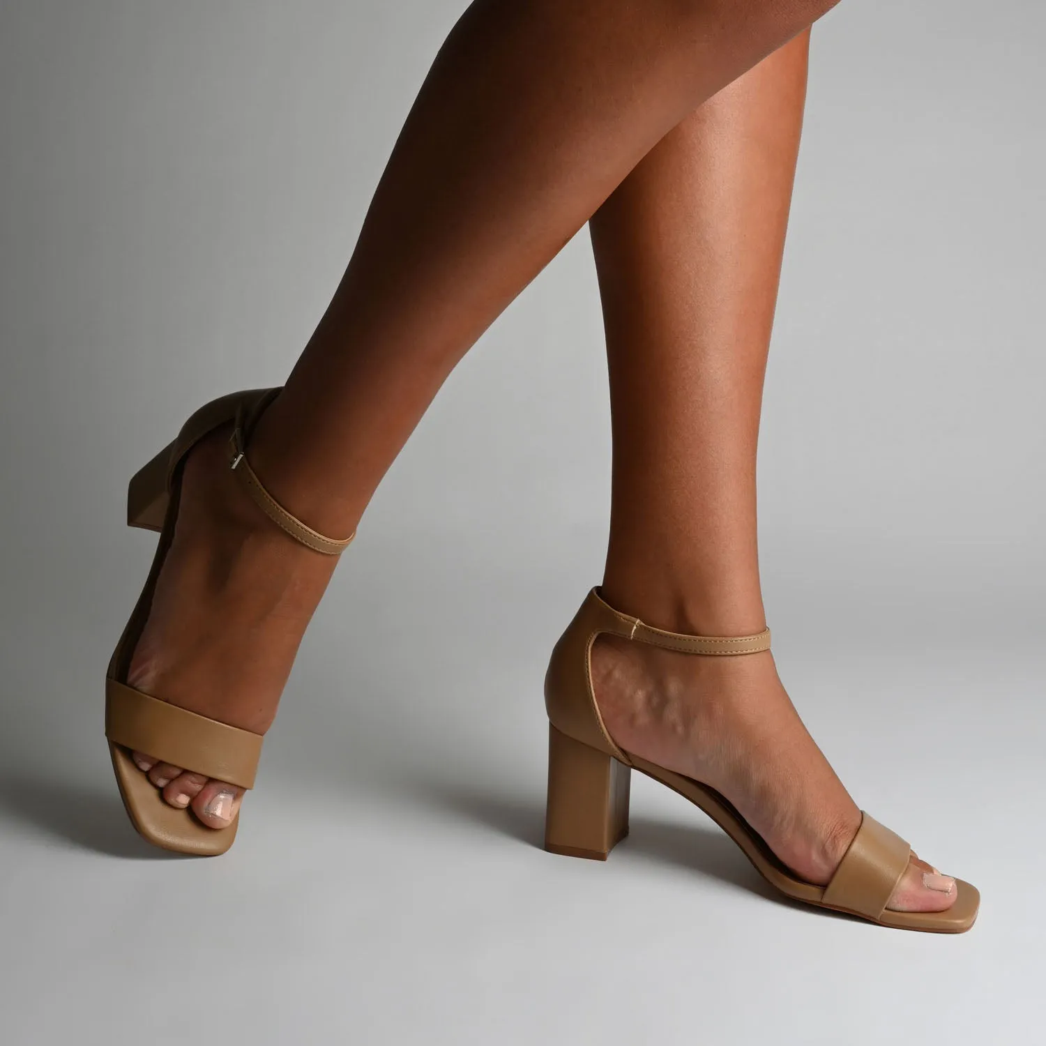 VALENNCIA STRAPPY HEELS IN WARM SHADES