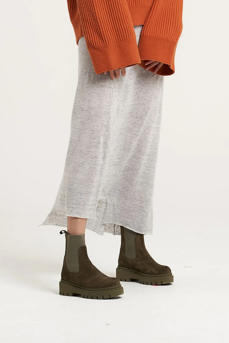 Valley Suede Boot Military