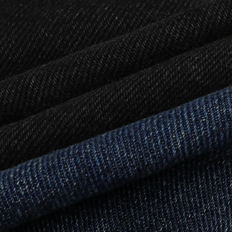 Wide Leg Two-Tone Denim Pants