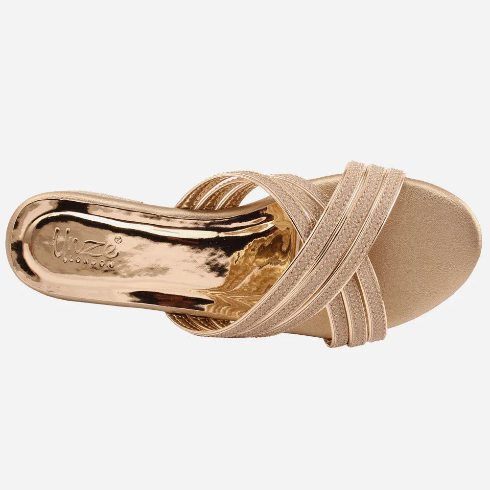 Women "HYSER"Block Heel Sandals