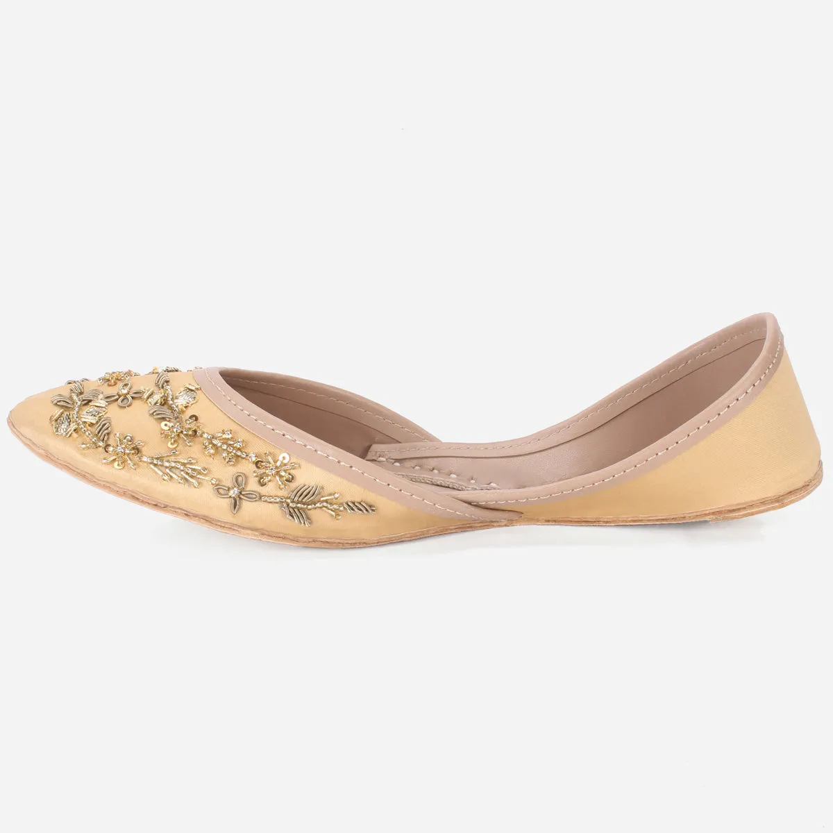 Womens "JOASH" Decorated Flat Khussa