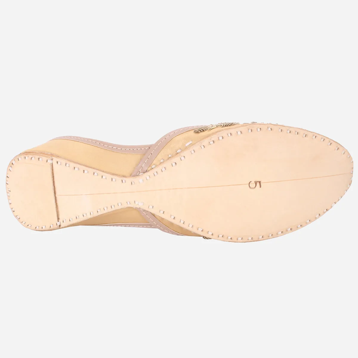 Womens "JOASH" Decorated Flat Khussa